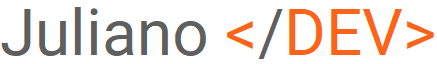Logotipo do site Juliano Alexandre DEV